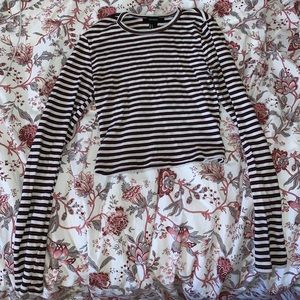 striped crop top